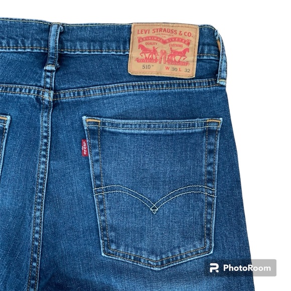 Levi's 510 Skinny Fit Men's Jeans, Waist 30" Length 30.5" - Picture 8 of 8